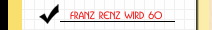 Franz Renz wird 60